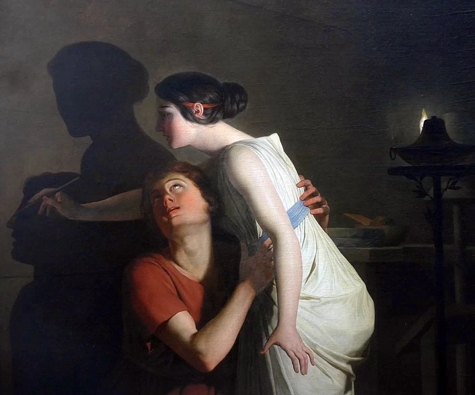 L'invenzione del disegno - Groeninge Museum, Bruges, dettaglio